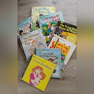 First Little Golden Books Set Of 8 Hardback Vintage Ages 2-8